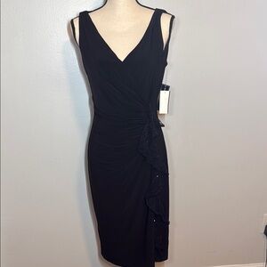 Elegant Black Sleeveless Dress